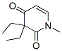 3,3-Diethyl-1-methyl-2,4(1h,3h)-pyridinedioneStructure,1130-18-3Structure 3,3-Diethyl-1-methyl-2,4(1h,3h)-pyridinedione Structure,1130-18-3Structure