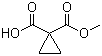 1,1-Cyclopropanedicarboxylic acid monomethyl ester Structure,113020-21-6Structure