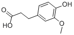 3-(4-Hydroxy-3-methoxyphenyl)propionicacid Structure,1135-23-5Structure