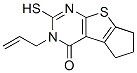 3-烯丙基-2-疏基-3,5,6,7-四氫-4H-環(huán)戊基[4,5]噻吩并[3,2-d]嘧啶-4-酮結(jié)構(gòu)式_113520-01-7結(jié)構(gòu)式