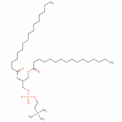 1-Palmitoyl-2-thiopalmitoyl phosphatidylcholineStructure,113881-60-0Structure 1-Palmitoyl-2-thiopalmitoyl phosphatidylcholine Structure,113881-60-0Structure