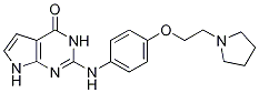 2-[4-(2-吡咯烷-1-基-乙氧基)-苯基氨基]-7H-吡咯并[2,3-d]嘧啶-4-醇結(jié)構(gòu)式_1142945-82-1結(jié)構(gòu)式