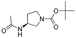 (S)-1-boc-3-乙酰氨基吡咯烷結(jié)構(gòu)式_114636-37-2結(jié)構(gòu)式