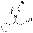 (R)-3-(4-bromo-1h-pyrazol-1-yl)-3-cyclopentylpropanenitrileStructure,1146629-83-5Structure (R)-3-(4-bromo-1h-pyrazol-1-yl)-3-cyclopentylpropanenitrile Structure,1146629-83-5Structure