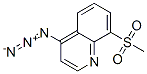 Quinoline, 4-azido-8-(methylsulfonyl)-Structure,114935-78-3Structure Quinoline, 4-azido-8-(methylsulfonyl)- Structure,114935-78-3Structure