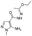 n-[(5-氨基-1-甲基-1H-吡唑-4-基)-羰基]乙烷亞肼酸乙酯結(jié)構(gòu)式_114936-20-8結(jié)構(gòu)式