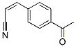 (z)-(9ci)-3-(4-乙?；交?-2-丙烯腈結(jié)構(gòu)式_115665-83-3結(jié)構(gòu)式