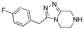 3-(4-氟-芐基)-5,6,7,8-四氫-[1,2,4]噻唑并[4,3-a]吡嗪結(jié)構(gòu)式_1159553-30-6結(jié)構(gòu)式