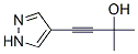 3-Butyn-2-ol, 2-methyl-4-(1h-pyrazol-4-yl)-(9ci)Structure,116228-46-7Structure 3-Butyn-2-ol, 2-methyl-4-(1h-pyrazol-4-yl)-(9ci) Structure,116228-46-7Structure