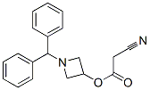 2-Cyanoacetic acid 1-(diphenylmethyl)-3-azetidinyl ester Structure,116574-14-2Structure
