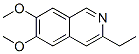 (9ci)-3-乙基-6,7-二甲氧基-異喹啉結(jié)構(gòu)式_116734-05-5結(jié)構(gòu)式