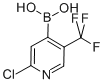 2-Chloro-5-(trifluoromethyl)pyridin-4-yl-4-boronic acidStructure,1167437-28-6Structure 2-Chloro-5-(trifluoromethyl)pyridin-4-yl-4-boronic acid Structure,1167437-28-6Structure