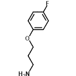 3-(4-氟苯氧基)-1-丙胺結(jié)構(gòu)式_116753-54-9結(jié)構(gòu)式