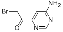 Ethanone, 1-(6-amino-4-pyrimidinyl)-2-bromo-(9ci)Structure,117053-51-7Structure Ethanone, 1-(6-amino-4-pyrimidinyl)-2-bromo-(9ci) Structure,117053-51-7Structure