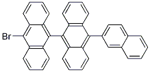 10-Bromo-9-(10-(naphthalen-2-yl)anthracen-9-yl)anthraceneStructure,1172087-81-8Structure 10-Bromo-9-(10-(naphthalen-2-yl)anthracen-9-yl)anthracene Structure,1172087-81-8Structure