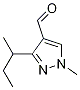 1-Methyl-3-(1-methylpropyl)-1h-pyrazole-4-carboxaldehyde Structure,1172893-08-1Structure