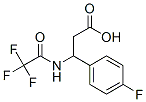 3-(4-氟苯基)-3-[(2,2,2-三氟乙?；?氨基]丙酸結(jié)構(gòu)式_117291-16-4結(jié)構(gòu)式