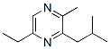(9CI)-5-乙基-2-甲基-3-(2-甲基丙基)-吡嗪結構式_117783-43-4結構式