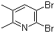 2,3-Dibromo-5,6-dimethylpyridine Structure,117846-56-7Structure