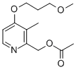 2-(Acetoxymethyl)4-(3-methoxypropoxy)-3-methylpyridine Structure,117977-19-2Structure
