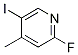 2-Fluoro-5-iodo-4-methylpyridine Structure,1184913-75-4Structure