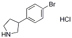 3-(4-Bromophenyl)pyrrolidine hydrochloride Structure,1187931-39-0Structure
