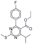 [4-(4-氟苯基)-6-(1-甲基乙基)-2-(甲基亞磺?；?-5-嘧啶]-乙酯-d6結(jié)構(gòu)式_1189487-47-5結(jié)構(gòu)式