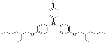 4-溴-N,N-雙[4-(2-乙基己氧基)苯基]-苯胺結(jié)構(gòu)式_1192035-51-0結(jié)構(gòu)式