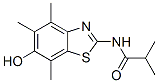 N-(6-羥基-4,5,7-三甲基-2-苯并噻唑)-2-甲基-丙酰胺結(jié)構(gòu)式_120164-62-7結(jié)構(gòu)式