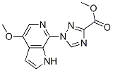 1-(4-甲氧基-1H-吡咯并[2,3-c]吡啶-7-基)-1H-1,2,4-噻唑-3-羧酸甲酯結(jié)構式_1202644-98-1結(jié)構式