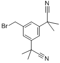 3,5-Bis(2-cyanoprop-2-yl)benzyl bromideStructure,120511-84-4Structure 3,5-Bis(2-cyanoprop-2-yl)benzyl bromide Structure,120511-84-4Structure