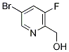 5-Bromo-3-fluoro-2-(hydroxymethyl)pyridine Structure,1206968-92-4Structure