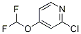 2-Chloro-4-(difluoromethoxy)pyridine Structure,1206978-15-5Structure