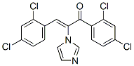 (z)-(9ci)-1,3-雙(2,4-二氯苯基)-2-(1H-咪唑-1-基)-2-丙烯-1-酮結(jié)構(gòu)式_120758-62-5結(jié)構(gòu)式