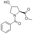 Trans-1-benzoyl-4-hydroxyl-L-proline methyl ester Structure,120806-96-4Structure