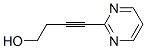 3-Butyn-1-ol, 4-(2-pyrimidinyl)-(9ci)Structure,121356-77-2Structure 3-Butyn-1-ol, 4-(2-pyrimidinyl)-(9ci) Structure,121356-77-2Structure