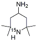 4-Amino-2,2,6,6-tetramethylpiperidine-1-15nStructure,1215537-22-6Structure 4-Amino-2,2,6,6-tetramethylpiperidine-1-15n Structure,1215537-22-6Structure