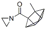 (9ci)-1-[(5-甲基四環(huán)[3.2.0.02,7.04,6]庚-1-基)羰基]-氮丙啶結(jié)構(gòu)式_121676-06-0結(jié)構(gòu)式