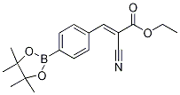(E)-4-(2-氰基-3-乙氧基-3-氧代-1-丙烯)苯硼酸頻那醇酯結(jié)構(gòu)式_1218790-51-2結(jié)構(gòu)式