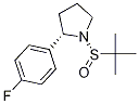 (S)-1-((s)-叔丁基亞磺酰基)-2-(4-氟苯基)吡咯烷結(jié)構(gòu)式_1218989-54-8結(jié)構(gòu)式