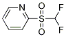 Pyridine, 2-[(difluoromethyl)sulfonyl]- Structure,1219454-89-3Structure