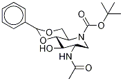 2-乙酰氨基-4,6-O-亞芐基-N-(叔-丁氧羰基)-1,2,5-三脫氧-1,5-亞氨基-D-山梨糖醇結(jié)構(gòu)式_1221795-90-9結(jié)構(gòu)式