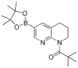 2,2-Dimethyl-1-(6-(4,4,5,5-tetramethyl-1,3,2-dioxaborolan-2-yl)-3,4-dihydro-1,8-naphthyridin-1(2h)-yl)propan-1-oneStructure,1222533-83-6Structure 2,2-Dimethyl-1-(6-(4,4,5,5-tetramethyl-1,3,2-dioxaborolan-2-yl)-3,4-dihydro-1,8-naphthyridin-1(2h)-yl)propan-1-one Structure,1222533-83-6Structure