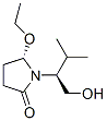 [s-(r*,r*)]-(9ci)-5-乙氧基-1-[1-(羥基甲基)-2-甲基丙基]-2-吡咯烷酮結構式_122383-38-4結構式