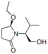 [r-(r*,s*)]-(9ci)-5-乙氧基-1-[1-(羥基甲基)-2-甲基丙基]-2-吡咯烷酮結(jié)構(gòu)式_122383-41-9結(jié)構(gòu)式