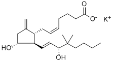 (5Z,11a,13e,15r)-11,15-dihydroxy-16,16-dimethyl-9-methylene-prosta-5,13-dien-1-oicacid monopotassium saltStructure,122576-55-0Structure (5Z,11a,13e,15r)-11,15-dihydroxy-16,16-dimethyl-9-methylene-prosta-5,13-dien-1-oicacid monopotassium salt Structure,122576-55-0Structure