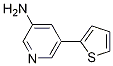 5-(噻吩-2-基)吡啶-3-胺結(jié)構(gòu)式_1226415-45-7結(jié)構(gòu)式