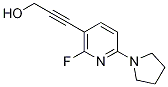 3-(2-氟-6-吡咯烷-1-基-吡啶-3-基)-prop-2-yn-1-醇結(jié)構(gòu)式_1228666-51-0結(jié)構(gòu)式