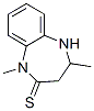 1,3,4,5-四氫-1,4-二甲基-2H-1,5-苯并二氮雜卓-2-硫酮結(jié)構(gòu)式_123229-11-8結(jié)構(gòu)式