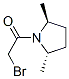 (2S-反式)-(9CI)-1-(溴乙酰基)-2,5-二甲基吡咯烷結構式_123265-82-7結構式